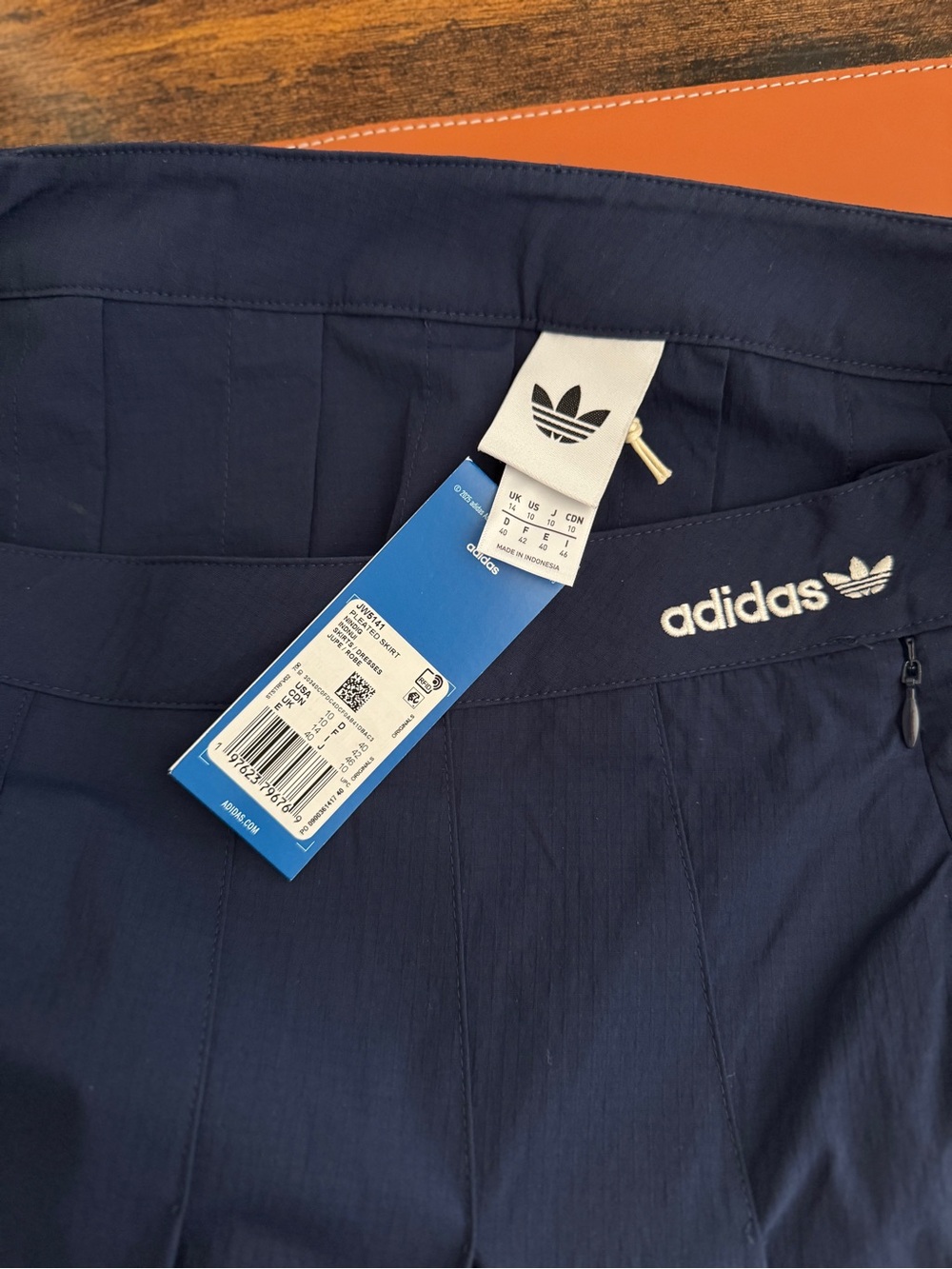 Navy Pleated Sport Skirt US 10 - Picture 3 of 7